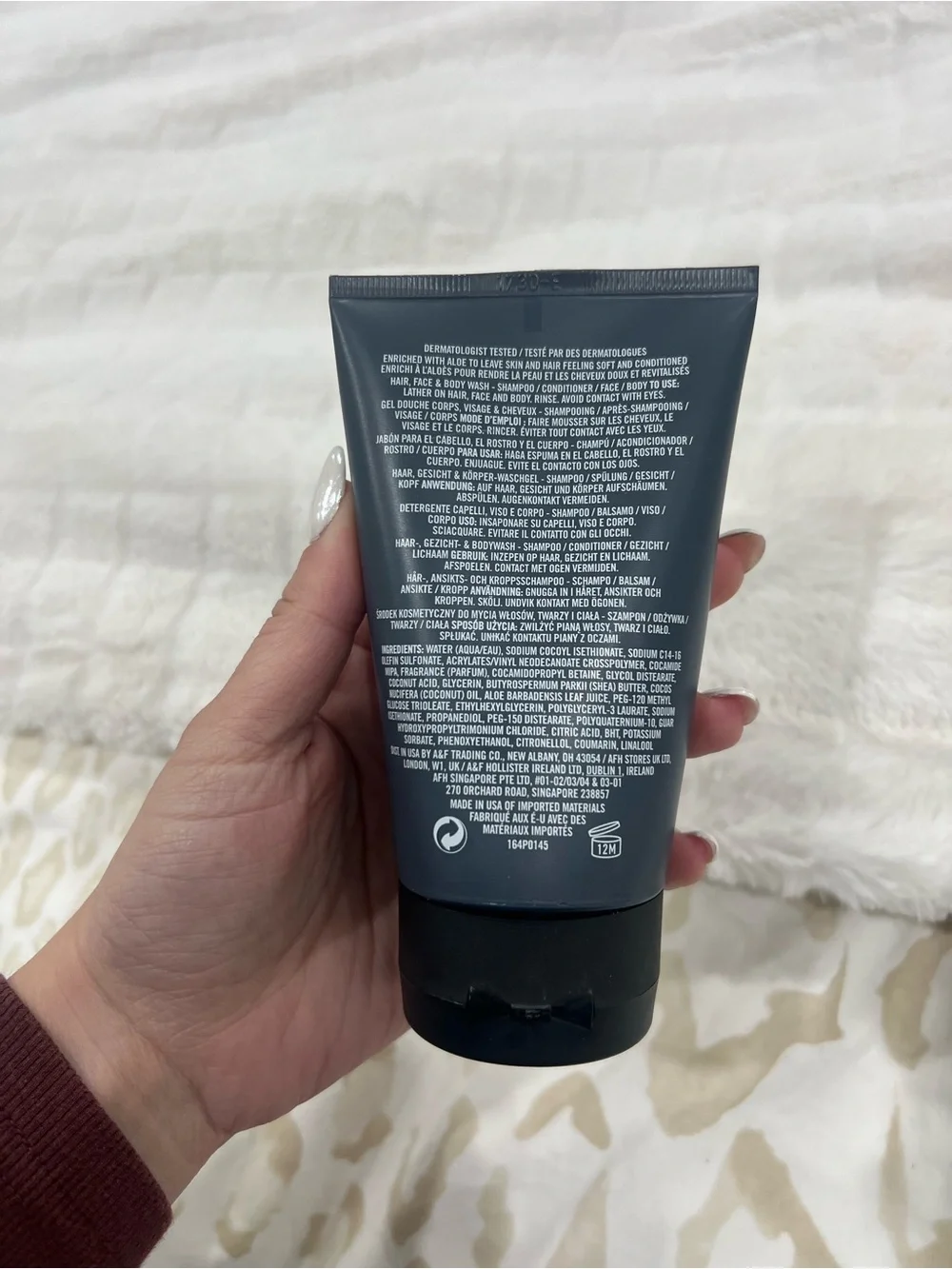 NEW Abercrombie & Fitch Fierce Hair, Face & Body Wash 4.2 oz